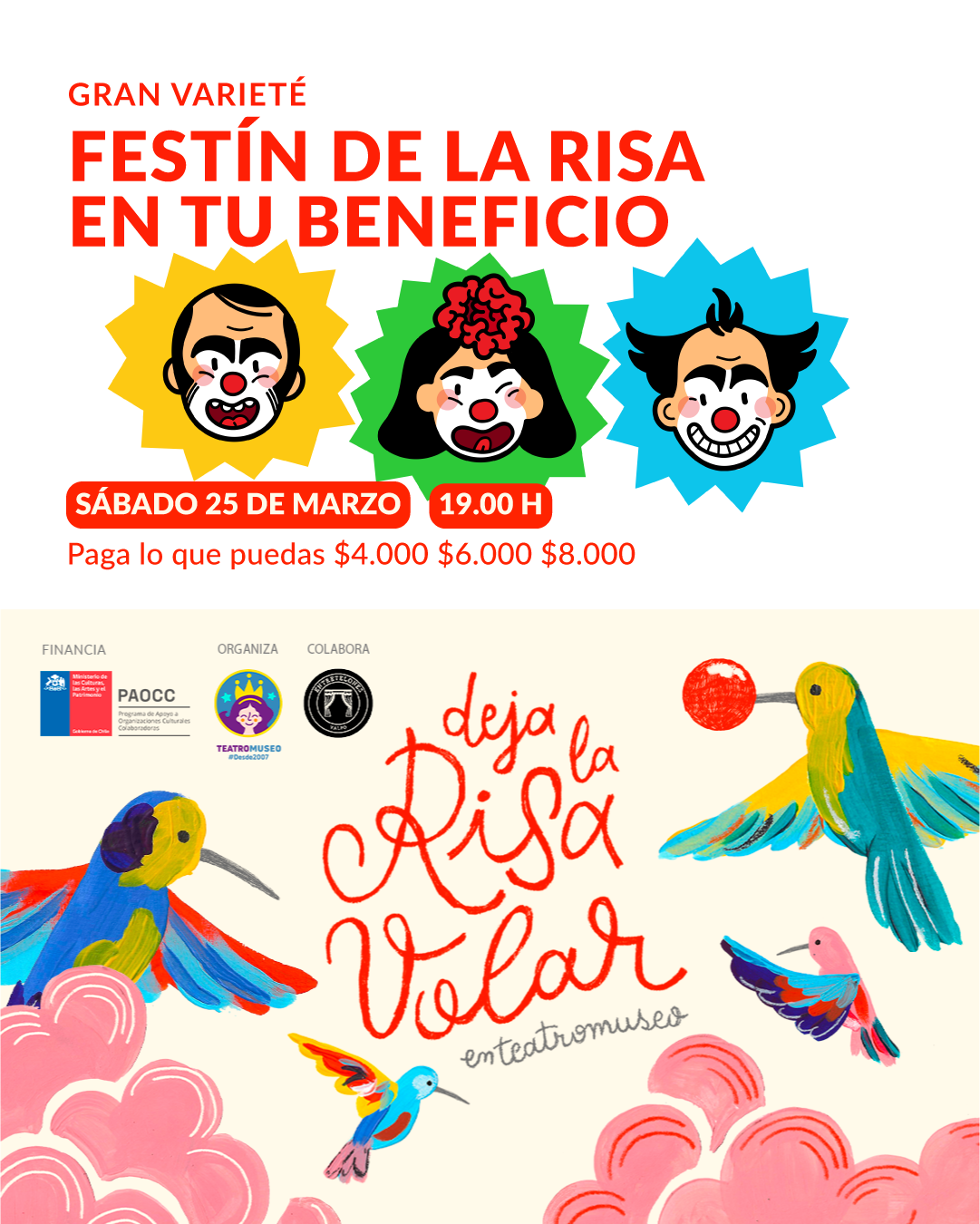 !Festín de la Risa en tu beneficio!