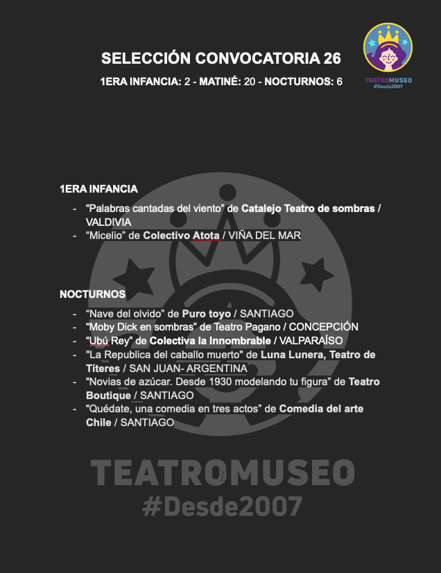 SELECCIÓN CONVOCATORIA 26